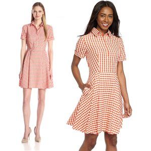 Gabby Skye Gingham Skater Dress with Pockets